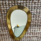 2 brass mirrors