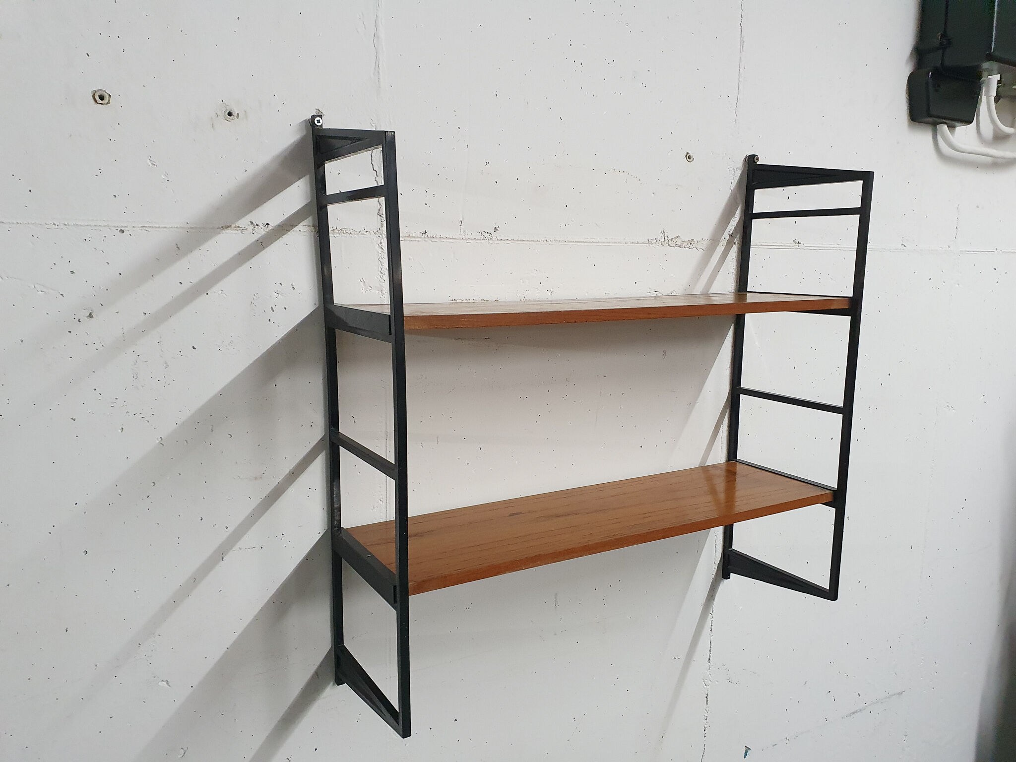 Vintage teak book shelves, The Netherlands 1960's