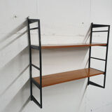 Vintage teak book shelves, The Netherlands 1960's