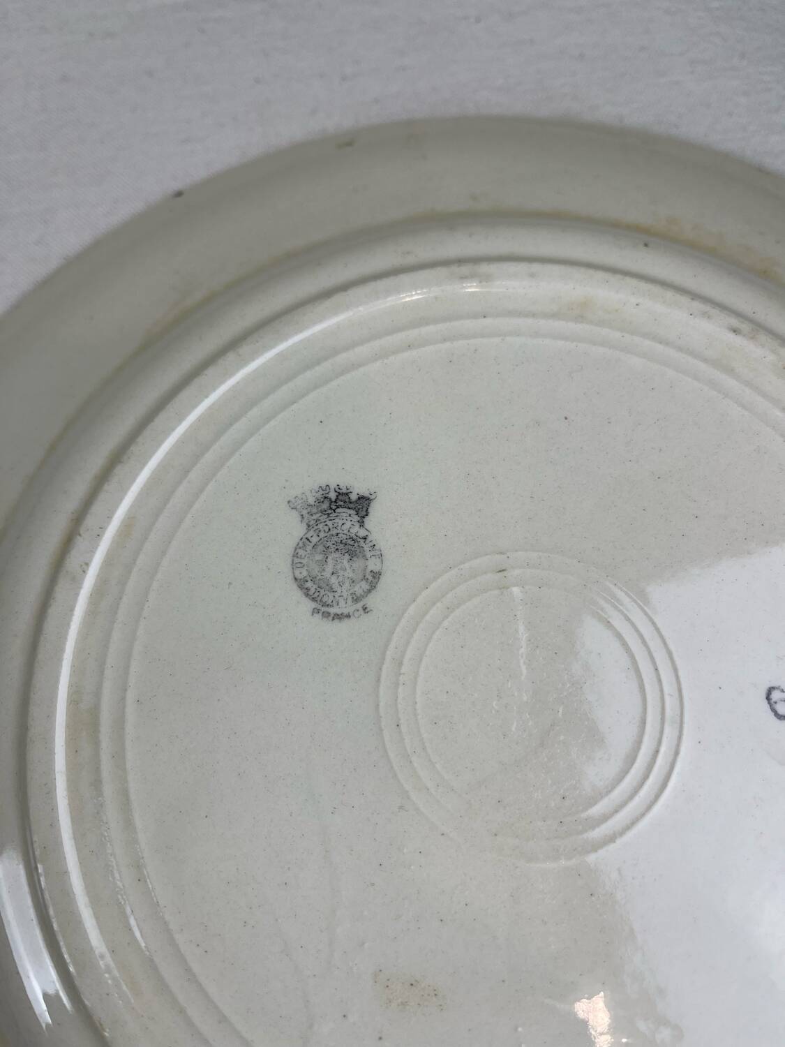 4 antique dinner plates