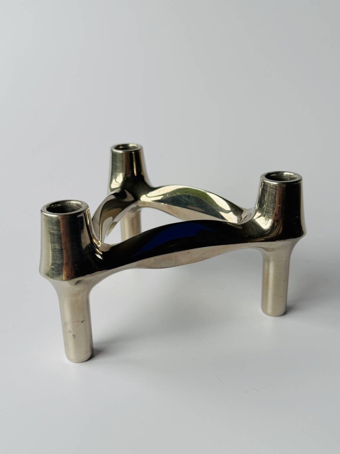 Vintage MCM modular candleholder by Fritz Nagel for BMF