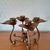 Art Nouveau 5-light candlestick
