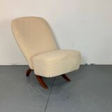 Mid-Century Modernist Bouclé Congo Easy Chair by Theo Ruth for Artifort, 19