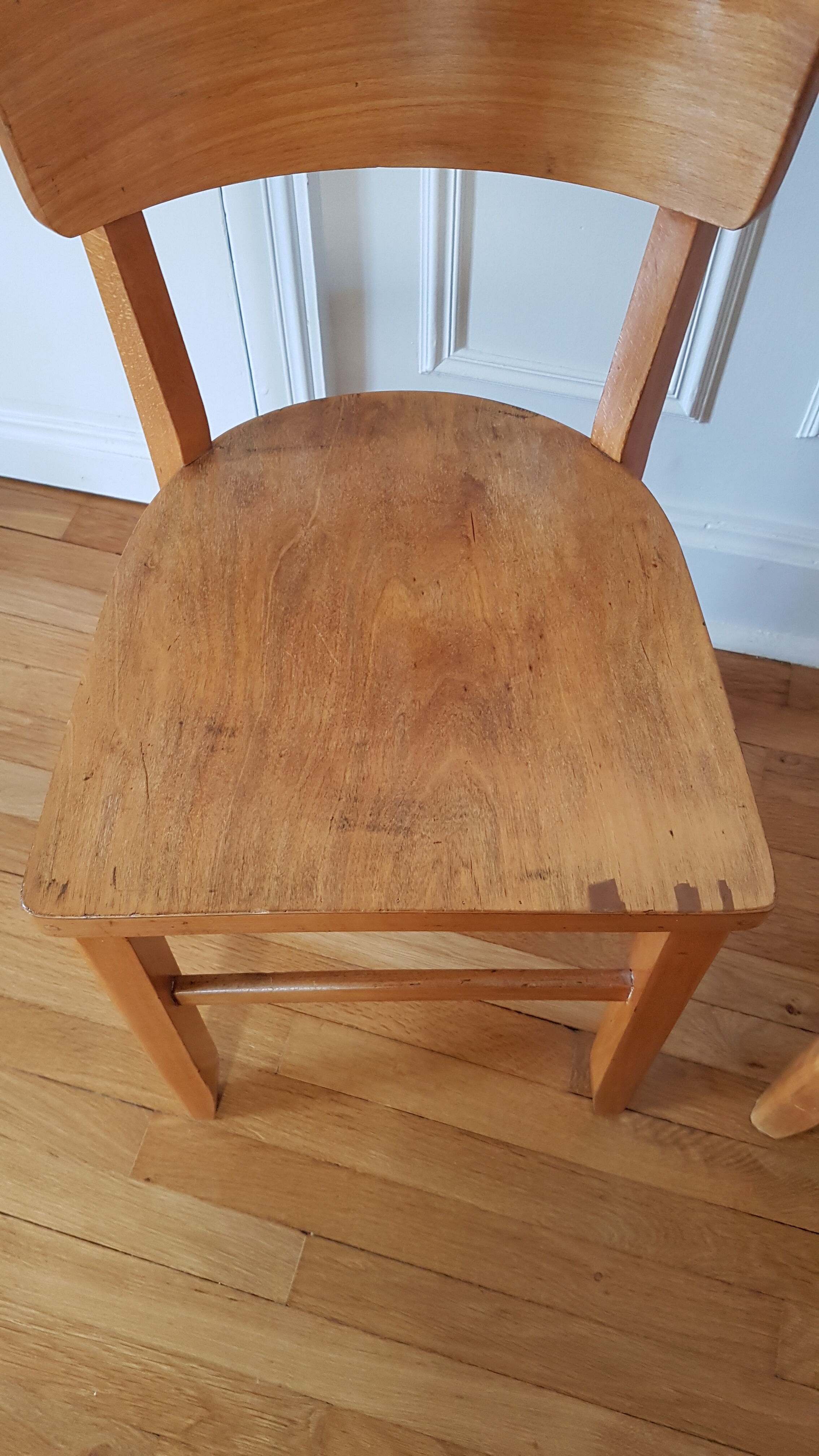 Pair of bistro chairs