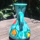 Small vase in glazed ceramic Vintage 60s signed Elise