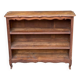 Bibus Louis XV bookcase in solid wood, dark oak finish, 19th century