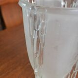 Tulip art deco opalescent glass by EJC Ezan model stalactites