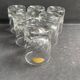 6 hand-cut crystal glasses