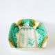 Large asparagus dish in Salins slip, early 20th century