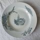 Hollow round plate FF Pexonne. Iron clay. Country model.