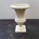 Old vase gien medici form ceramic white vintage