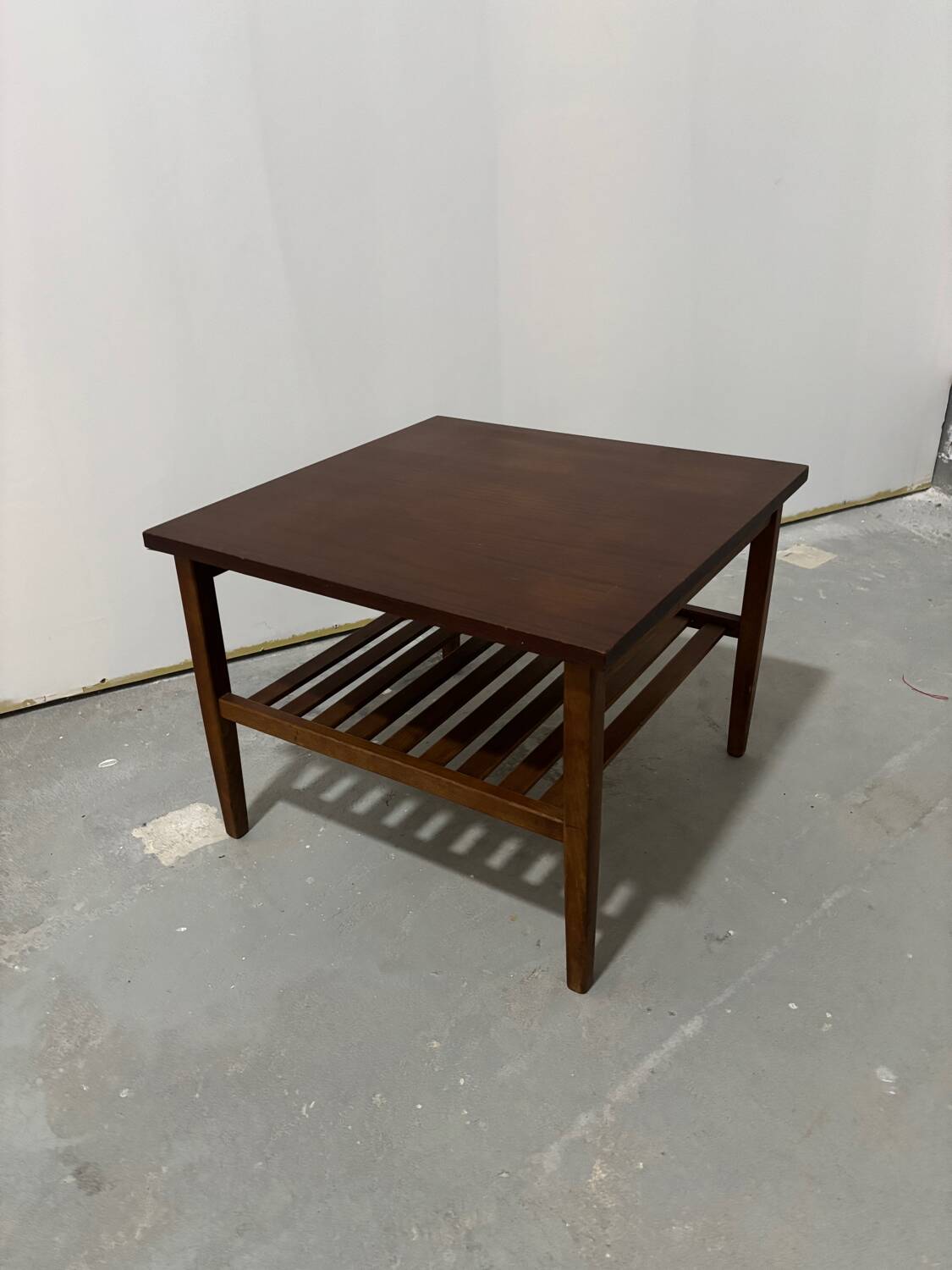 Vintage Danish Scandinavian design teak coffee table from the 60s