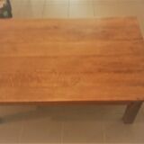 Massive channel coffee table