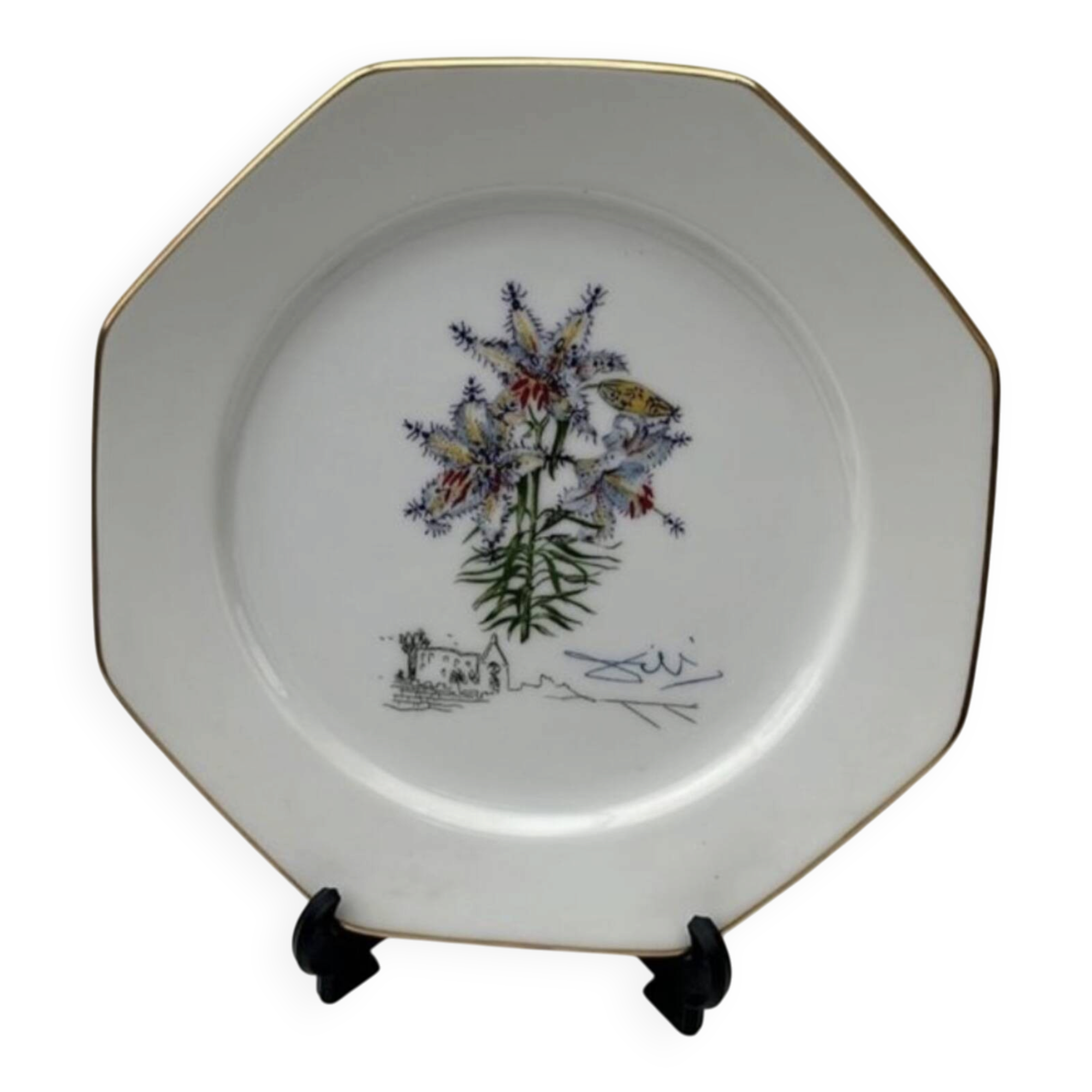 Assiette Royal Copenhague Salvador Dali Serie Limitée  Numero 12