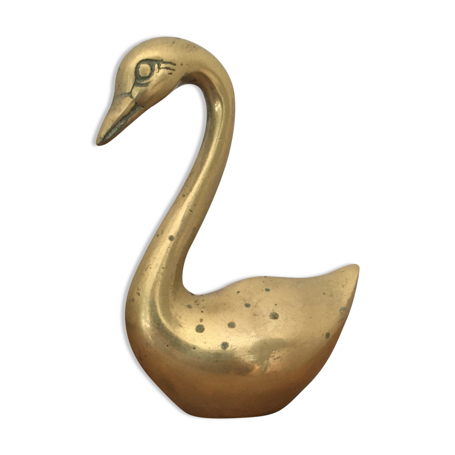 Brass swan