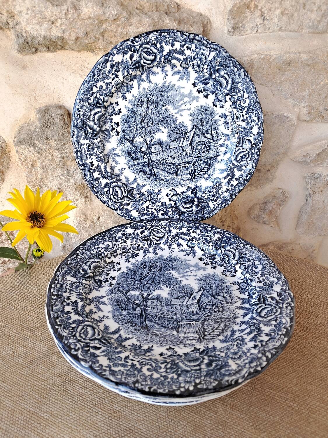 Antique dessert plates