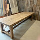 XXL farmhouse table in solid oak