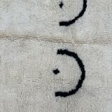 Large modern Berber beni ourain carpet new 190x280 cm