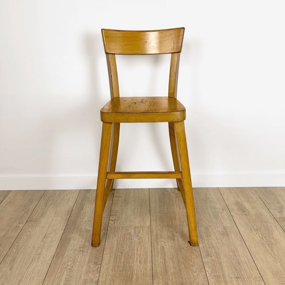 Wooden high chair for children