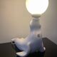 Lampe Otarie vintage en céramique de Delfts années 60