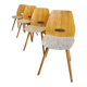 Série de 4 chaises Frantisek Jirak pour Tatra, 1965