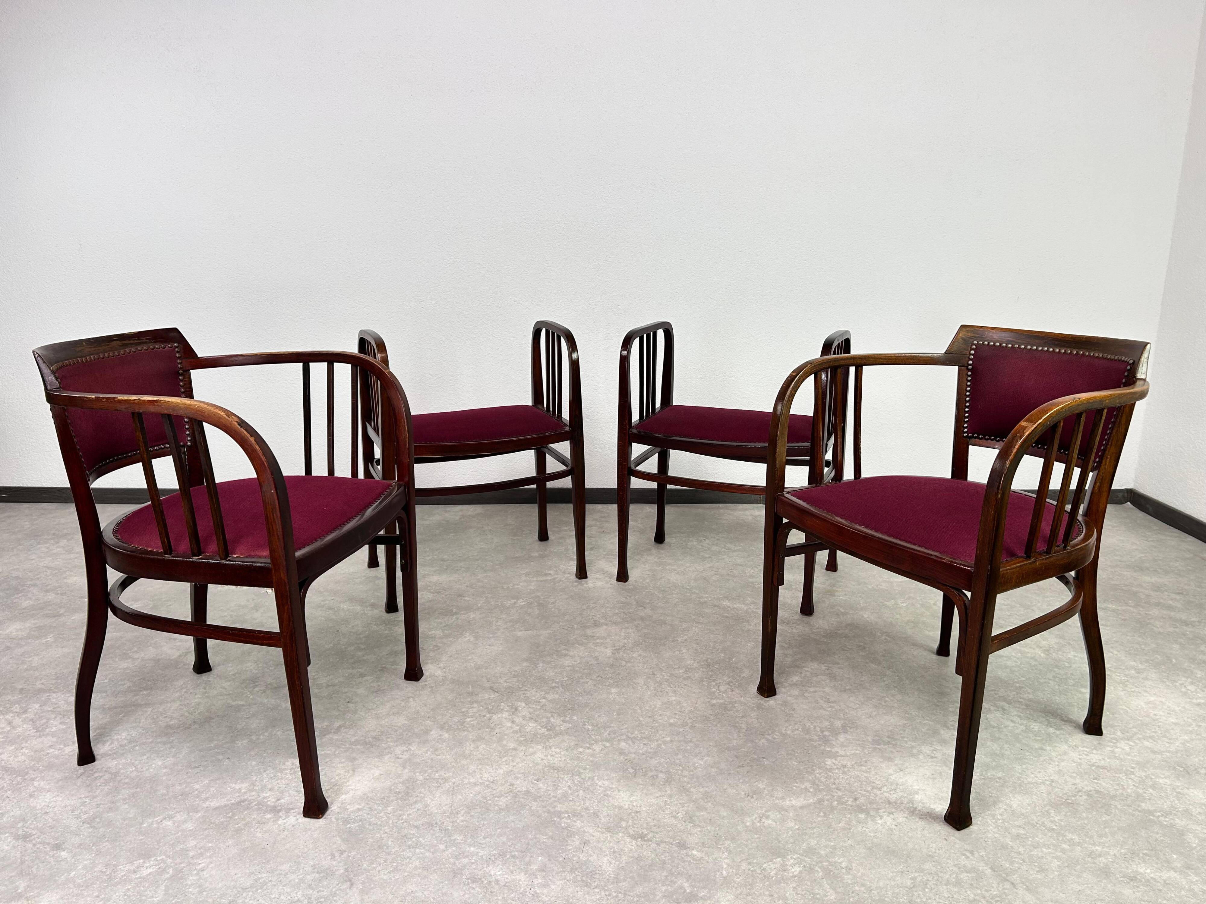 Vienna Secession Sofa No. 6611 by Otto Wagner