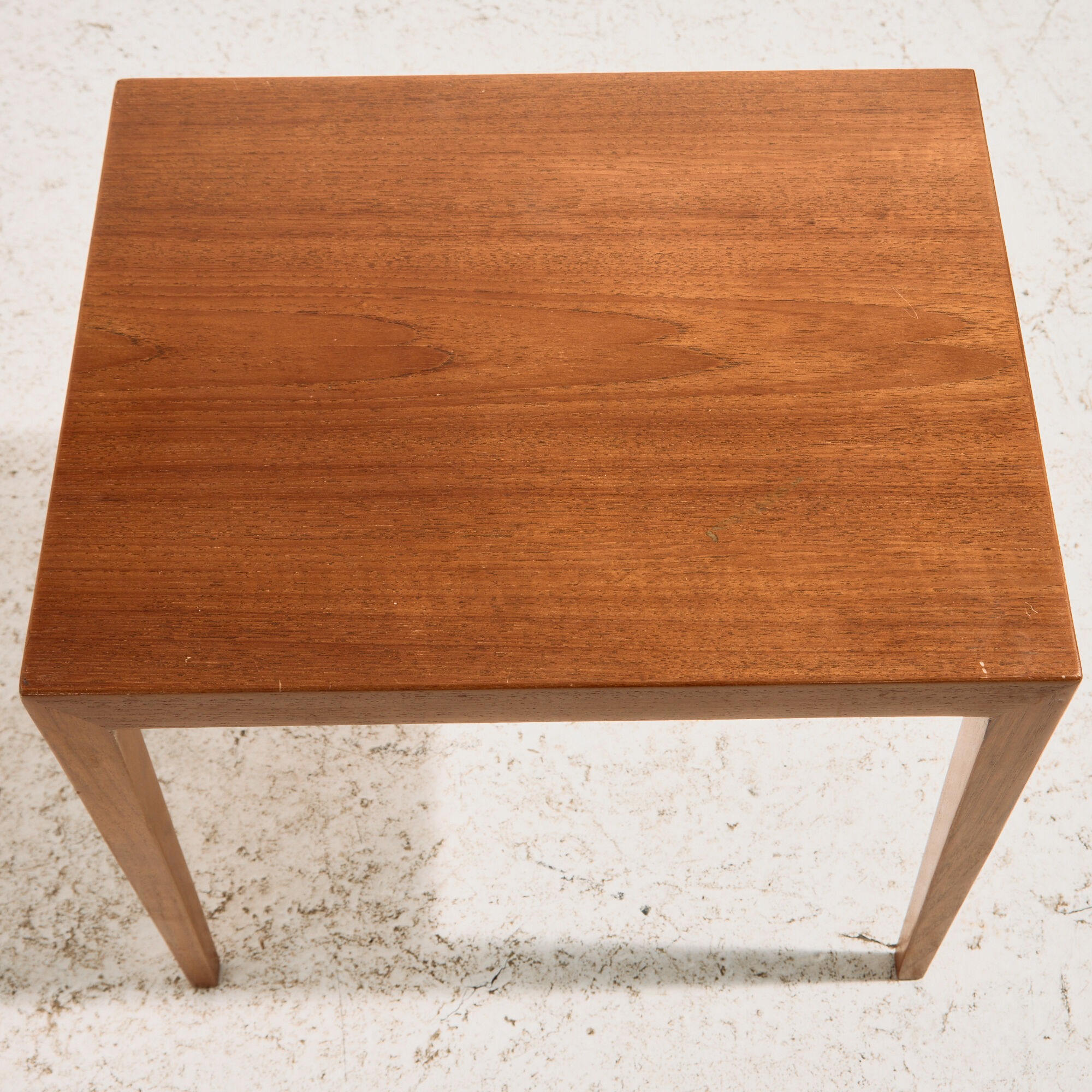 Tables gigognes modèle 163 en teck par Severin Hansen pour Haslev Møbelfabrik, ensemble de 3
