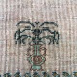 Antique Turkish Silk Rug 128x79cm Tribal Boho vintage old