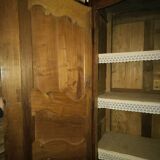 Louis XV period wardrobe in solid walnut