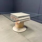 Tesselated column coffee table by Maitland Smith, 1970s