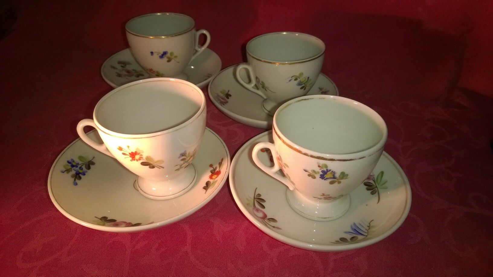 Cups and saucers