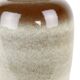 Vintage West Germany Vase Glazed Ceramic Brown Cream 33cm