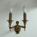 Wall lamp - patinated bronze - renowned décor - Empire style