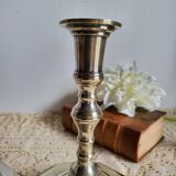 Pair of silver-plated candlesticks