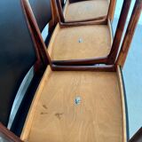 Arne Ovmand Olsen Mogens Kold Lot 6 old Scandinavian design Denmark chairs in vintage rosewood