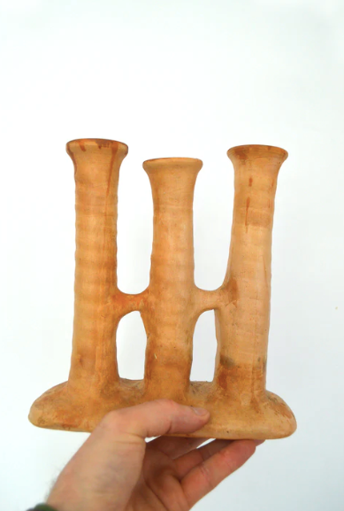 Handmade candle holder