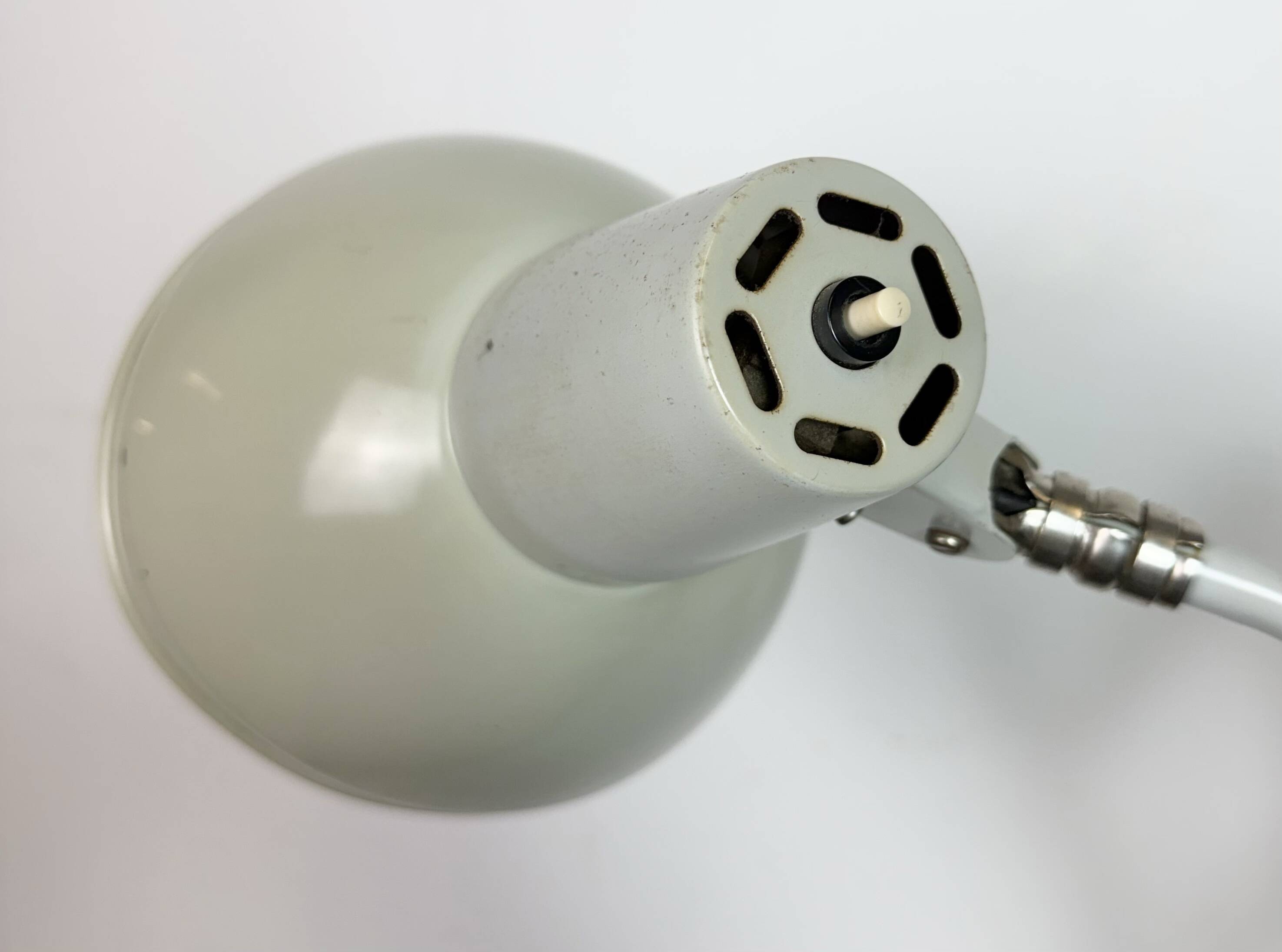 Grey German Industrial Scissor Wall Lamp from SIS, 1960s