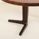 Danish Rosewood pedestal extension table attr. to Gudme Mobelfabrik, 1970s