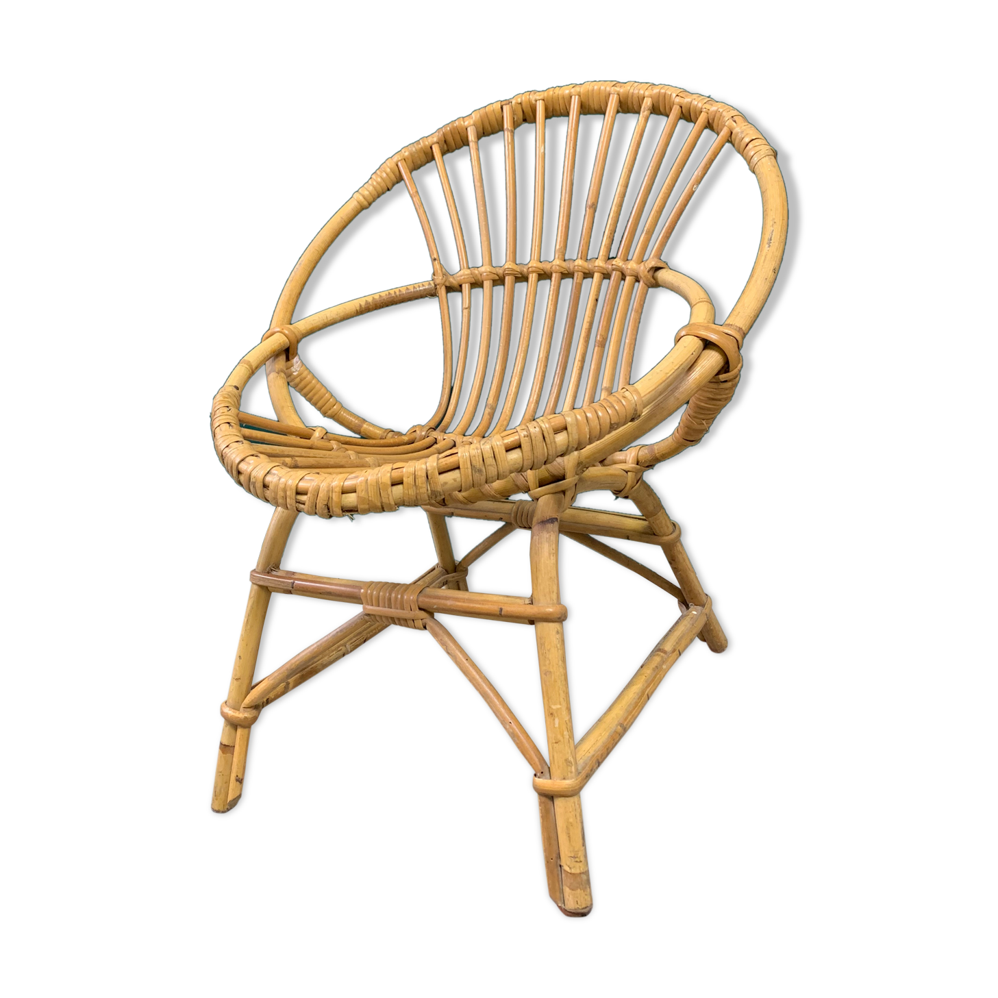 Children's rattan chair