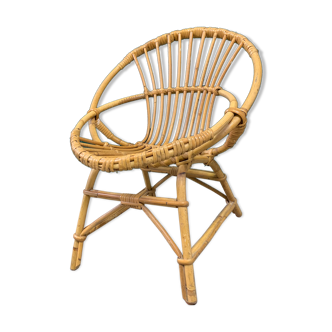 Children's rattan chair