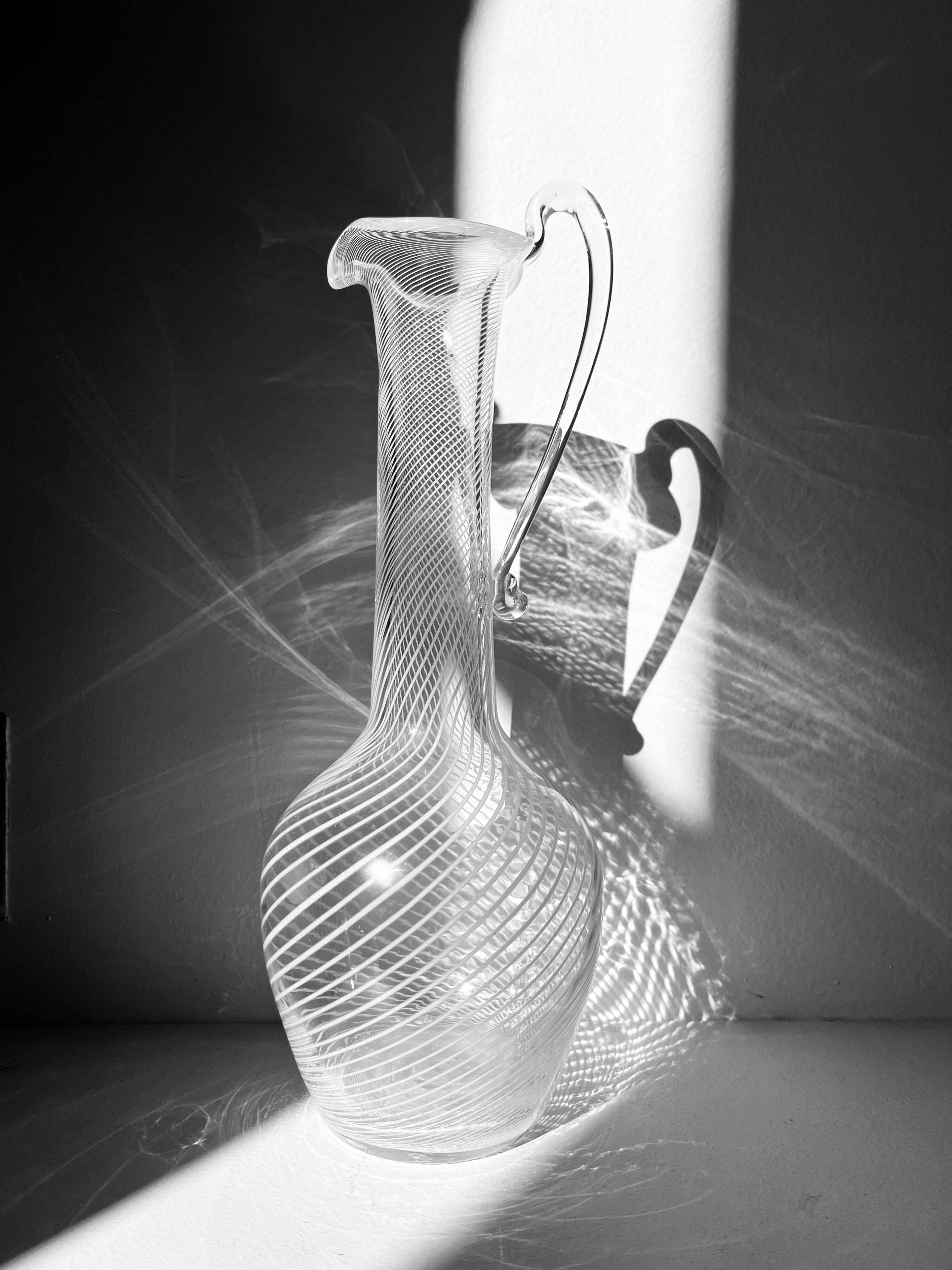 Murano glass carafe