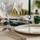 4 English dinner plates.