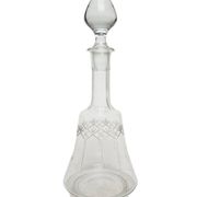 Art Deco crystal carafe, Germany, 1900s