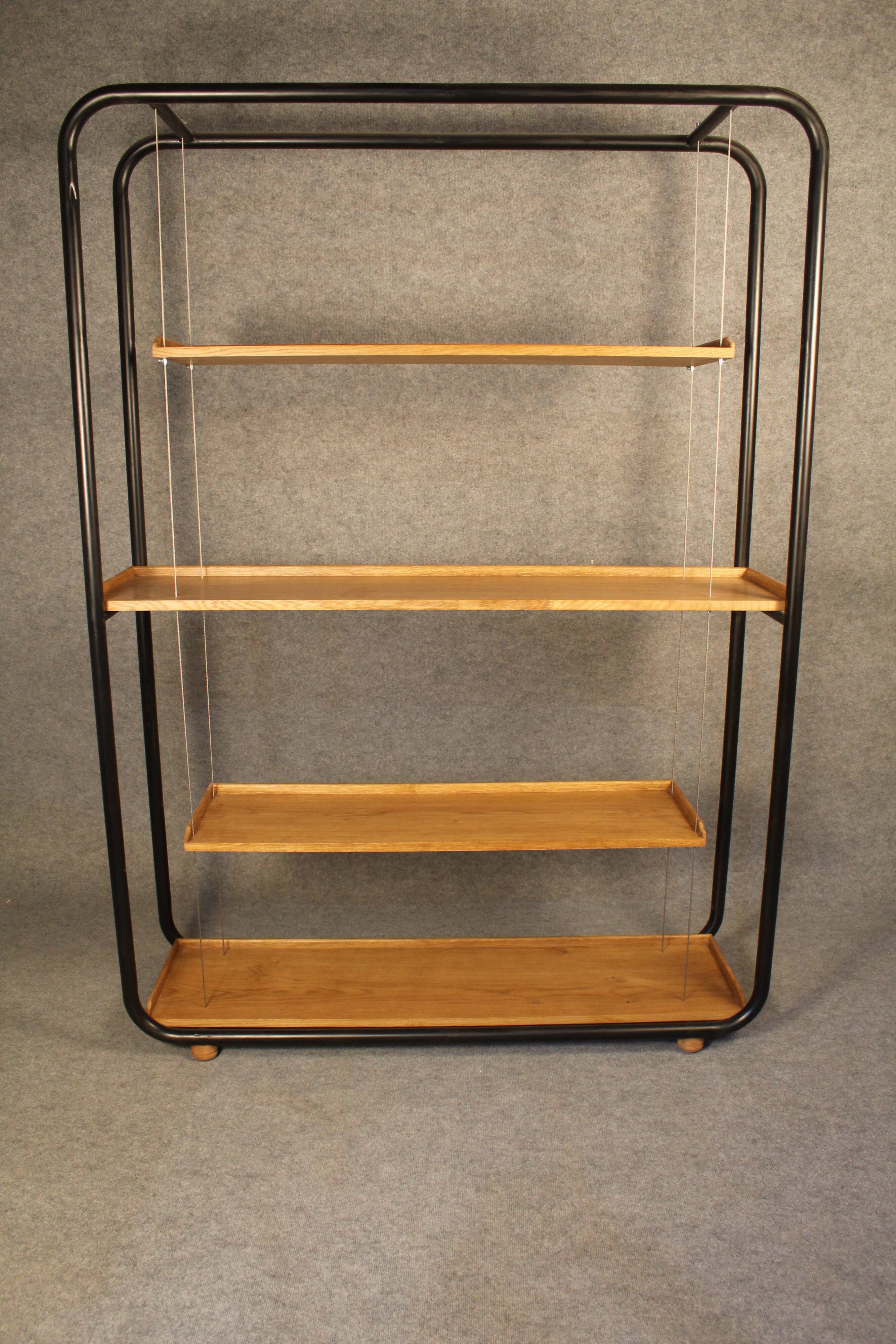 Etagère bois métal