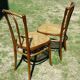 Pair of bistrots chairs J&J Khon
