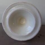 Cracked ceramic standing vase or cup