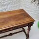 Ancienne table a ecrire bois perlé Louis XIII