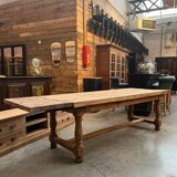 Early 20th century oak farmhouse table