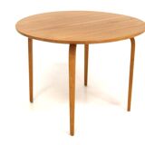 Scandinavian elm coffee table, Sweden, 1940