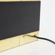 Christian Techoueyres brass palm lamp for Maison Jansen 1970s